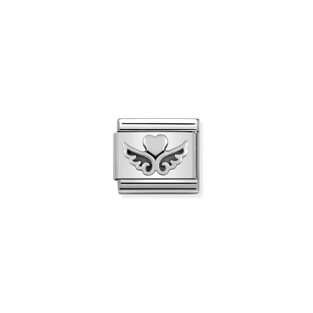Nomination Composable Link Silver - Heart With Wings