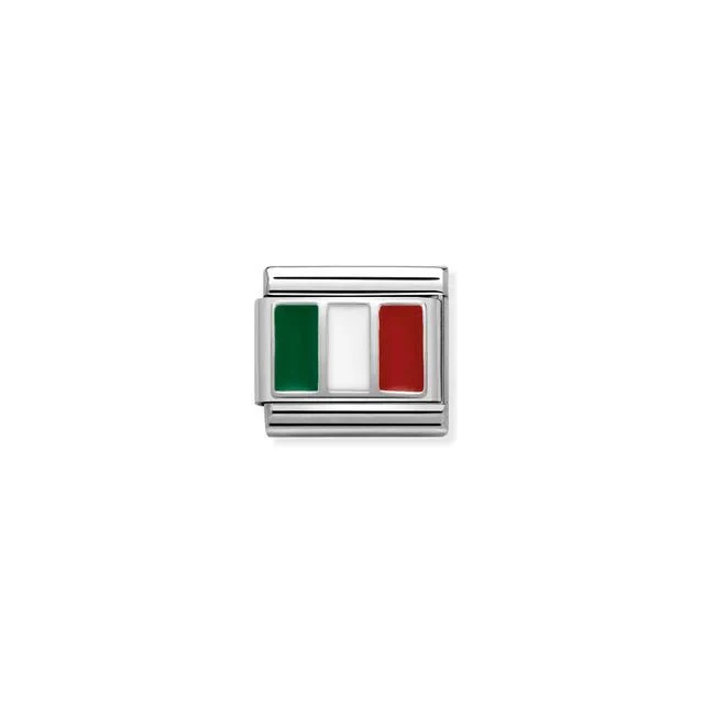 Nomination Composable Link Silver - Italy Flag