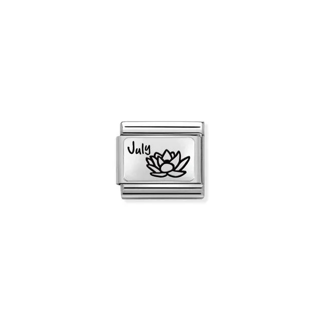 Nomination Composable Link Silver - July Flower