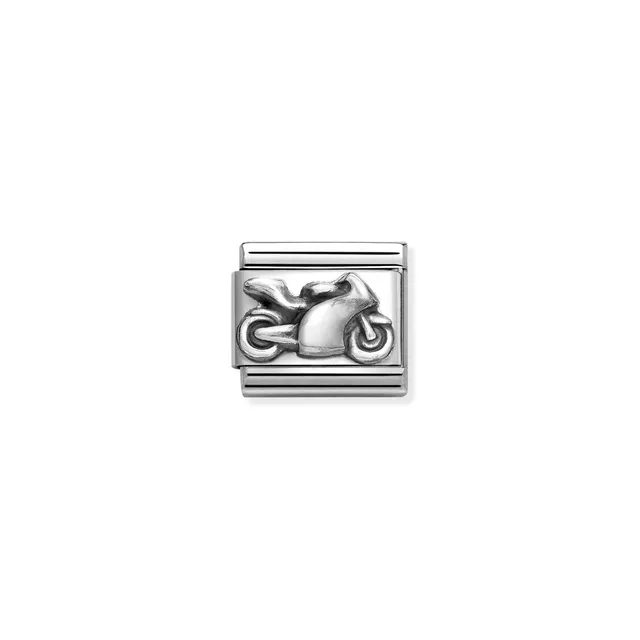 Nomination Composable Link Silver - Motorbike