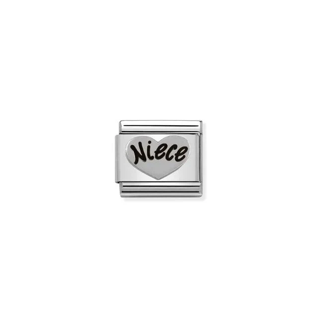 Nomination Composable Link Silver - Niece Heart