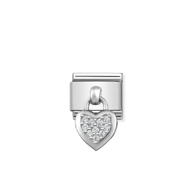 Nomination Composable Link - Silver Pendant Heart