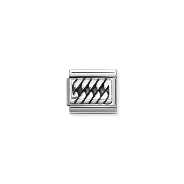 Nomination Composable Link Silver - Plaited Detail