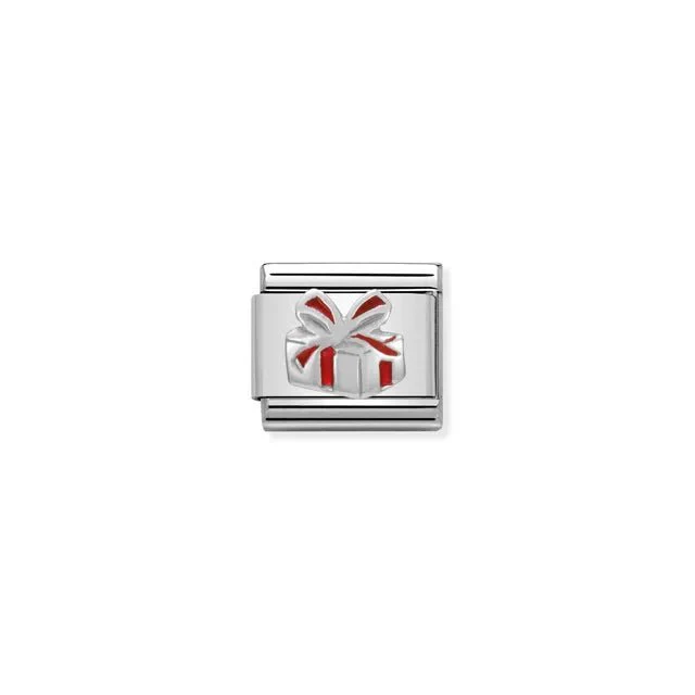 Nomination Composable Link Silver - Red Present