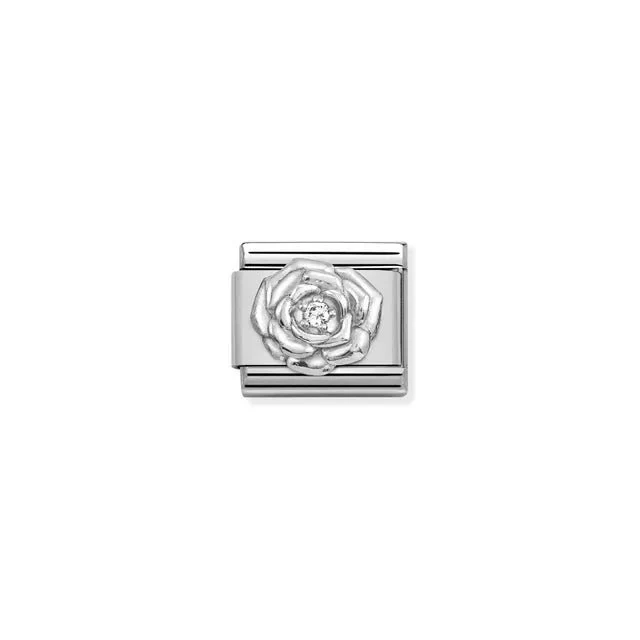 Nomination Composable Link Silver - Rose With CZ