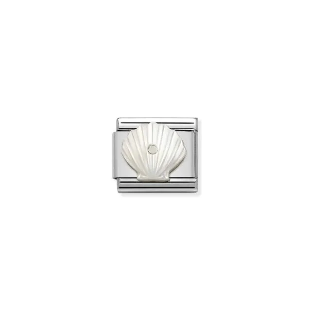 Nomination Composable Link Silver - Shell Mother Of Pearl
