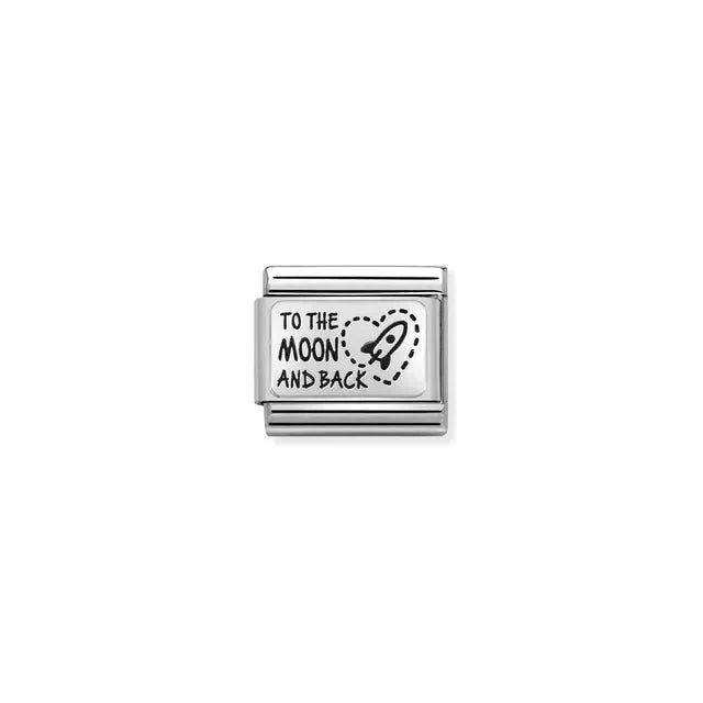 Nomination Composable Link Silver - To The Moon & Back