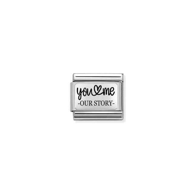 Nomination Composable Link Silver - You & Me Our Story