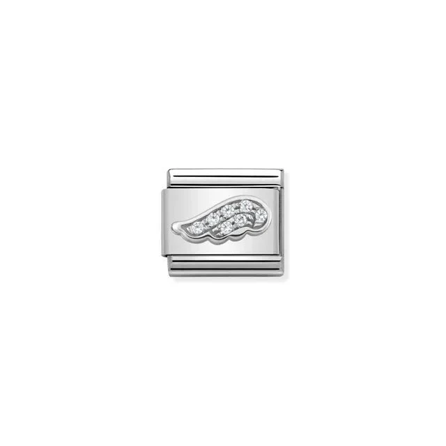Nomination Composable Link - White Wing