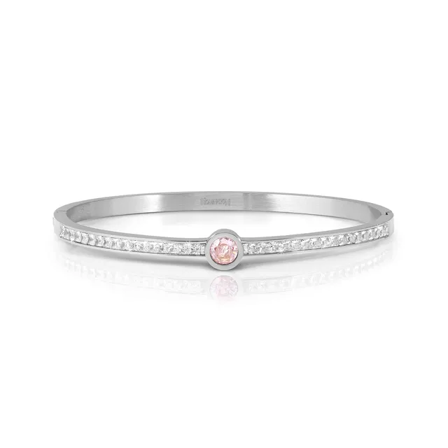 Nomination Pretty Bangles Bracelet - Central Pink CZ