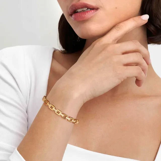 Nomination Pretty Bangles Bracelet - Chain With CZ - Image 3