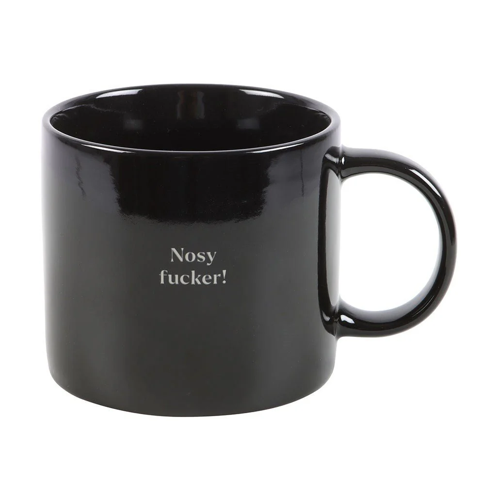 Nosey F*cker Sweary Mug - Image 2