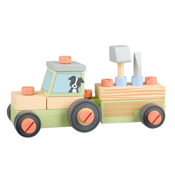 Orange Tree Toys - Buildable Tractor