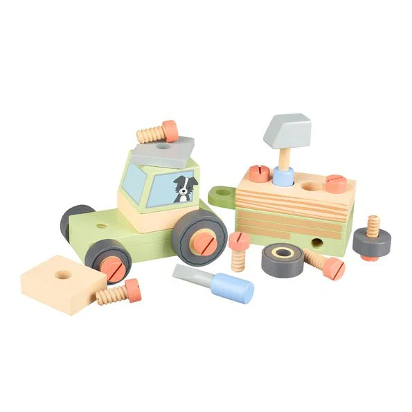 Orange Tree Toys - Buildable Tractor - Image 2