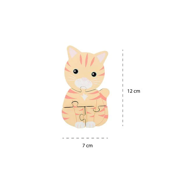 Orange Tree Toys - Cat Wooden Puzzle - Image 4