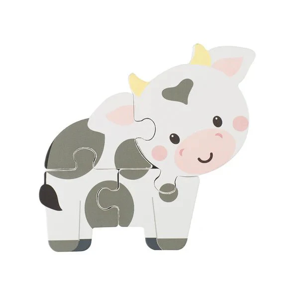 Orange Tree Toys - Cow Wooden Puzzle - Image 2