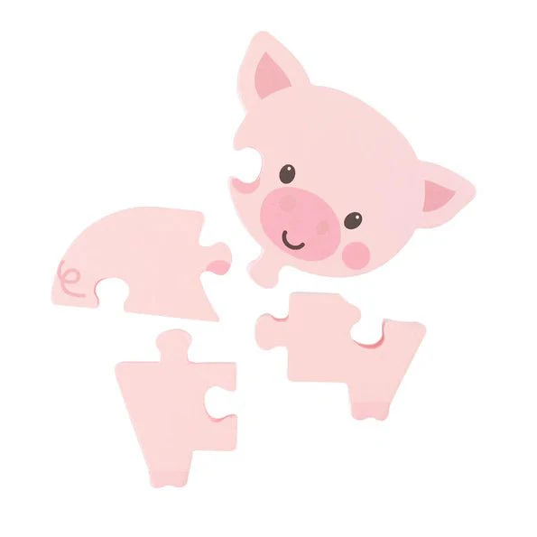 Orange Tree Toys - Pig Wooden Puzzle - Image 3