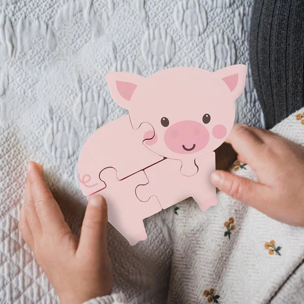 Orange Tree Toys - Pig Wooden Puzzle - Image 4