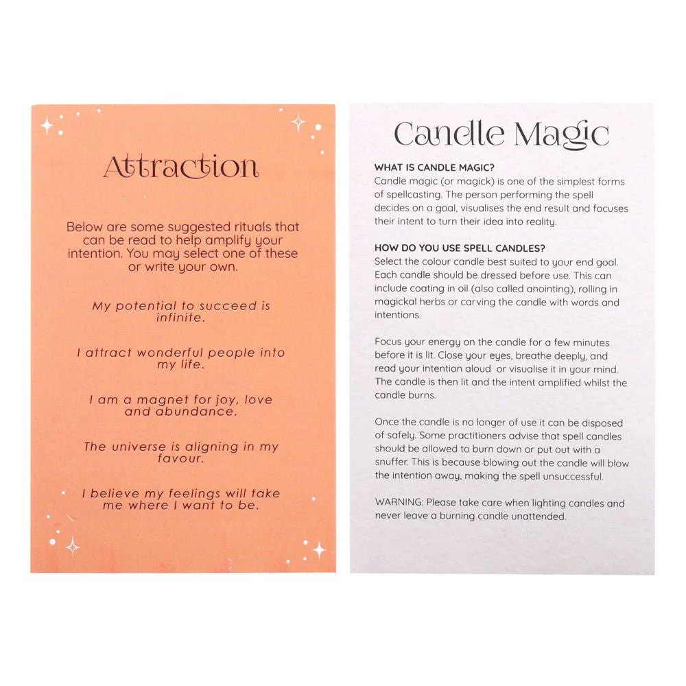 Pack of 12 Attraction Spell Candles - Image 4