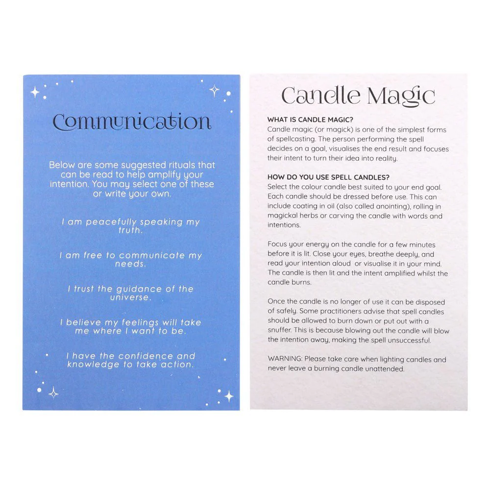 Pack of 12 Communication Spell Candles - Image 4