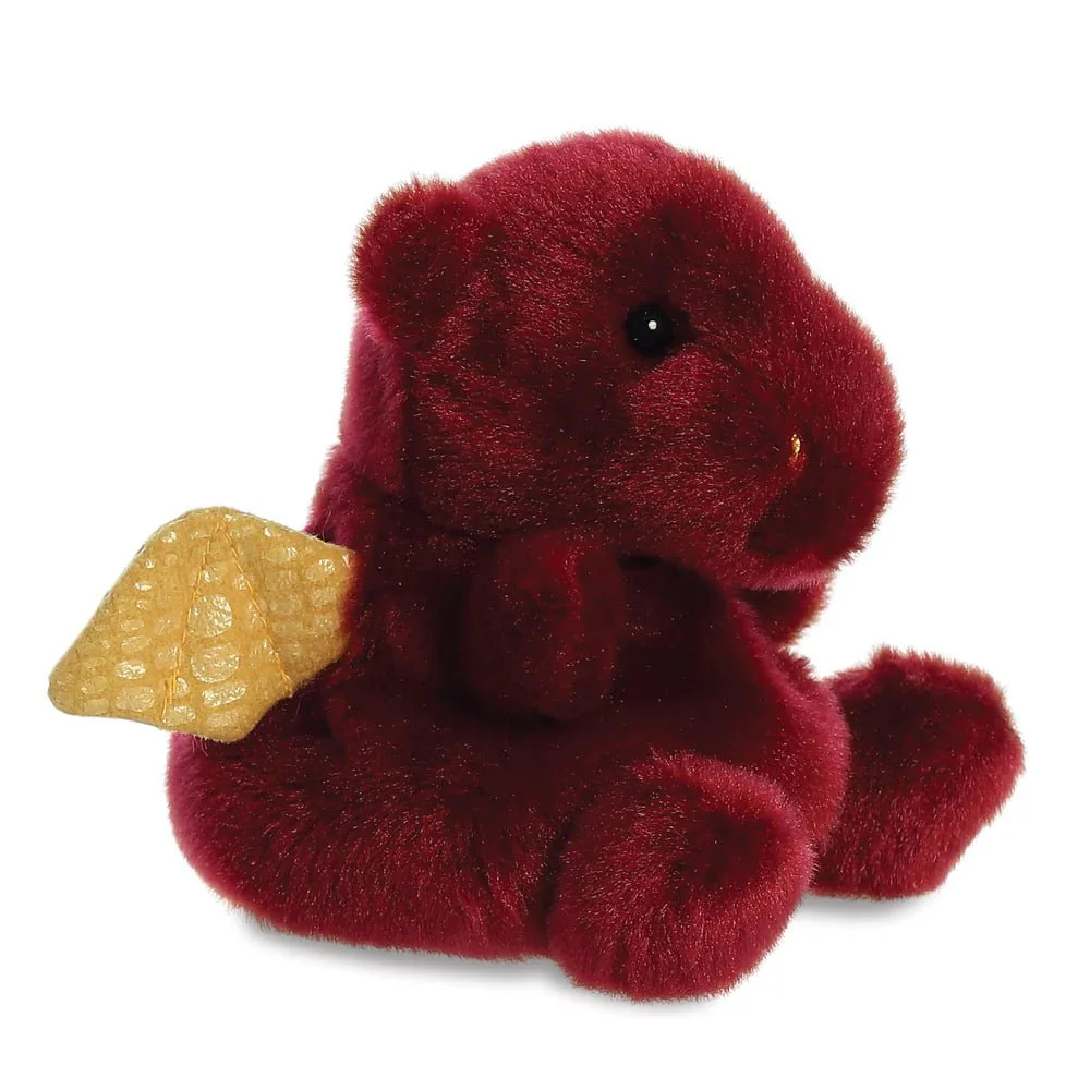 Palm Pals Aidan Dragon Soft Toy ā Red Plushie - Image 2