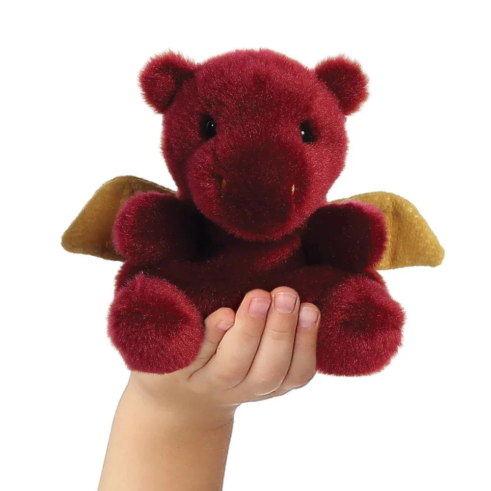 Palm Pals Aidan Dragon Soft Toy ā Red Plushie - Image 3