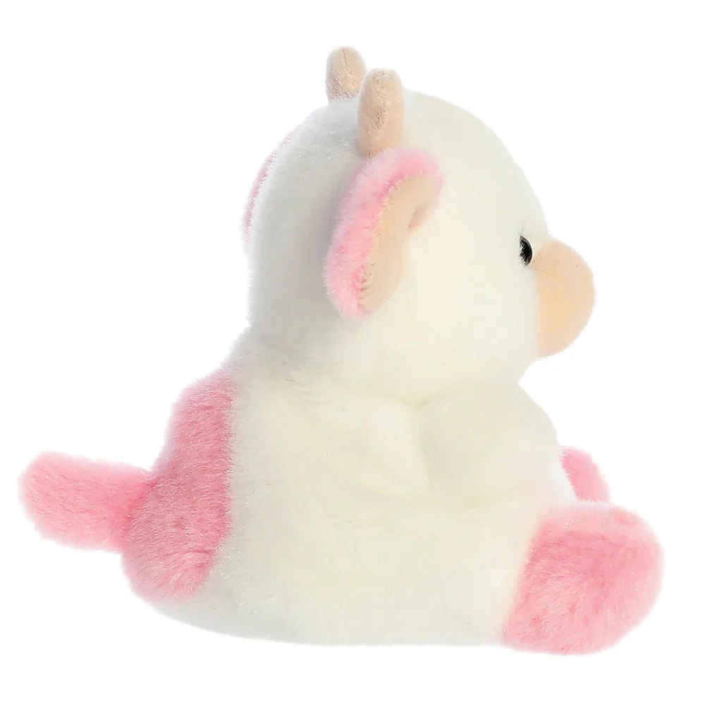Palm Pals Belle Strawberry Cow Soft Toy - Image 4