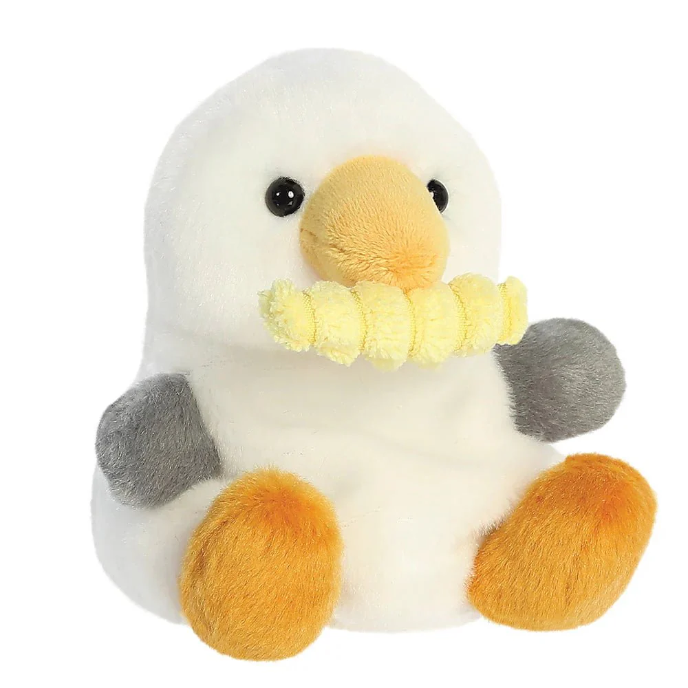 Palm Pals Buoy Seagull with Fry Plush Toy - Image 2