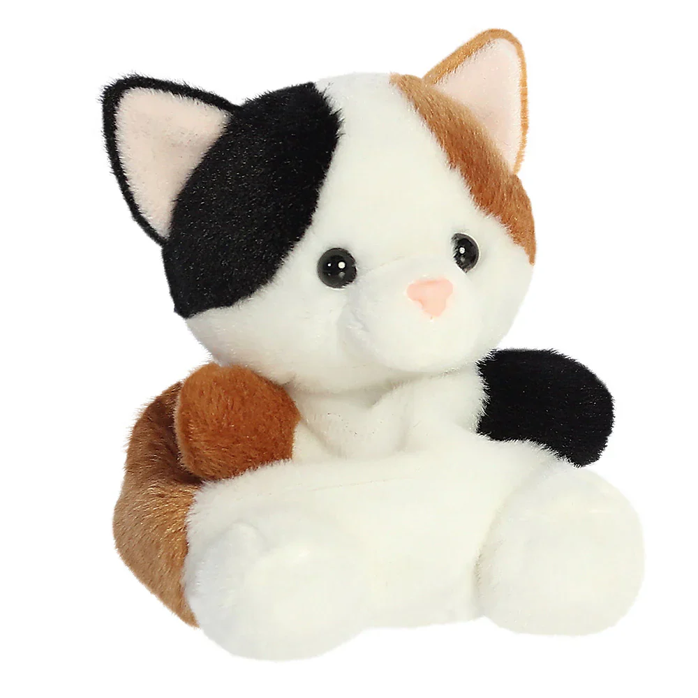 Palm Pals Calico Cat Plush Toy - Image 2