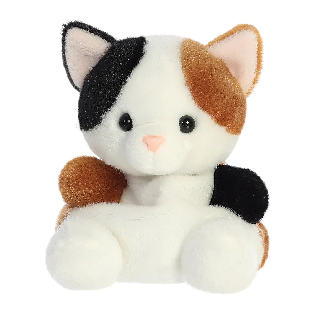 Palm Pals Calico Cat Plush Toy - Image 5