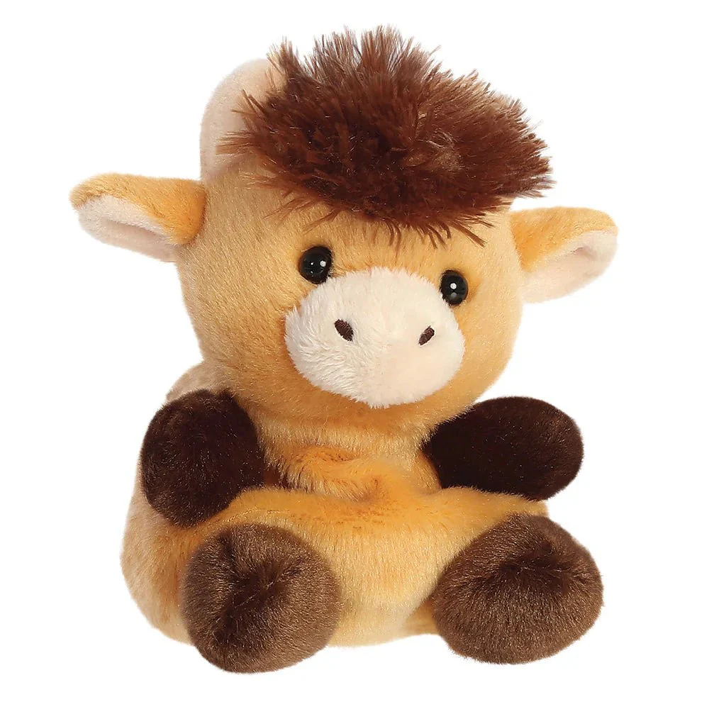 Palm Pals Hubert Highland Cow Plush Toy - Image 2