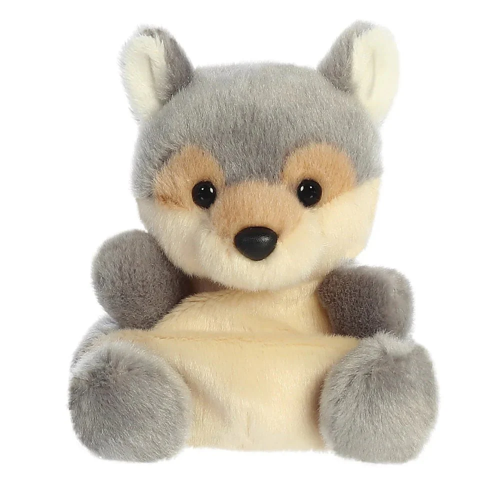 Palm Pals Lucian Wolf 13cm Plush Toy