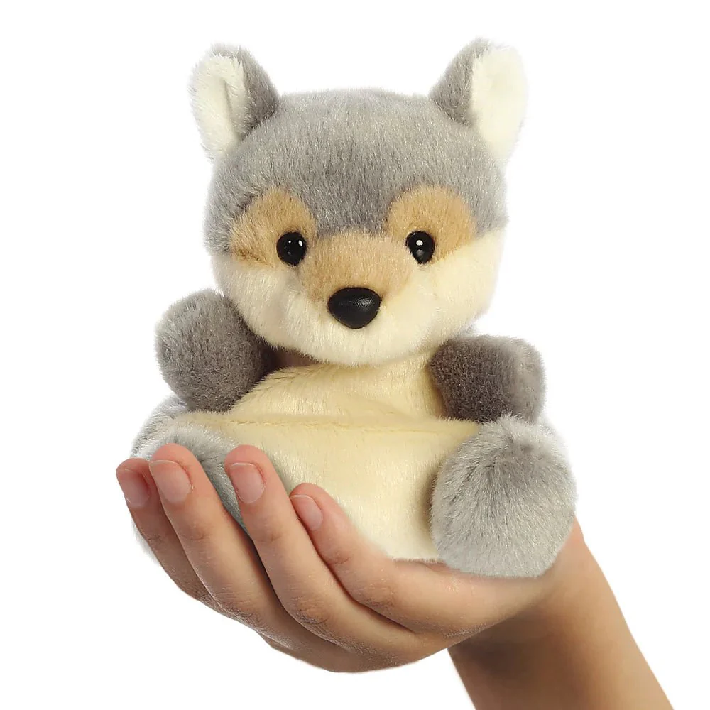 Palm Pals Lucian Wolf 13cm Plush Toy - Image 5