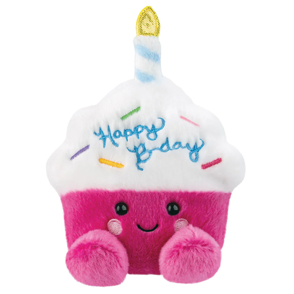 Palm Pals Sparkle Birthday Cupcake Plush Toy