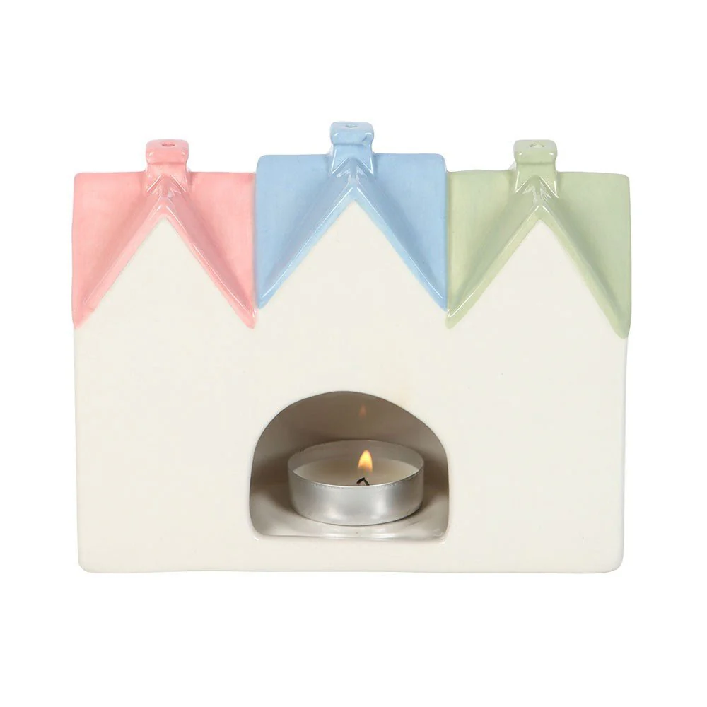 Pastel House Incense Cone Burner and Tealight Holder - Image 4