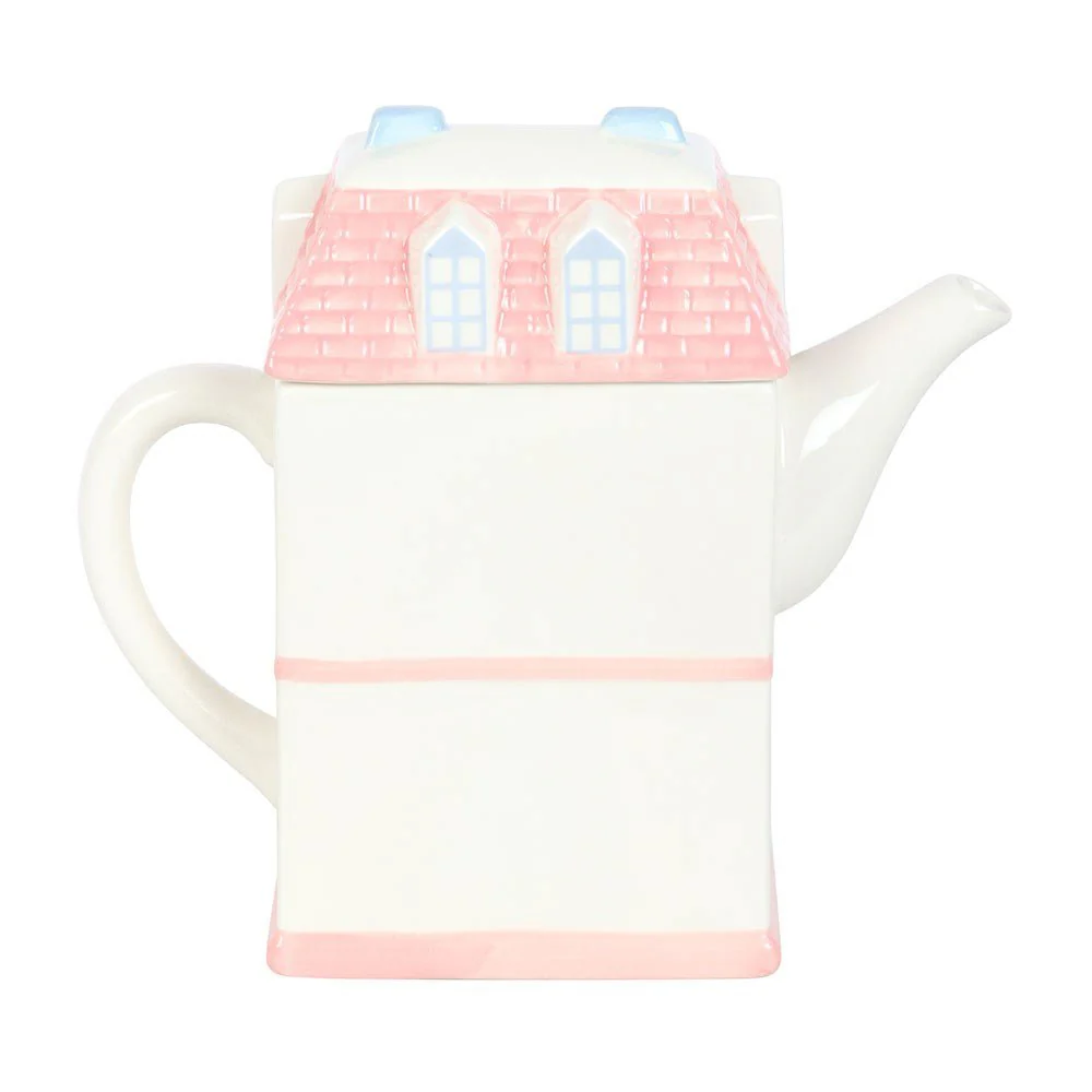 Pastel House Shaped Teapot - Image 2