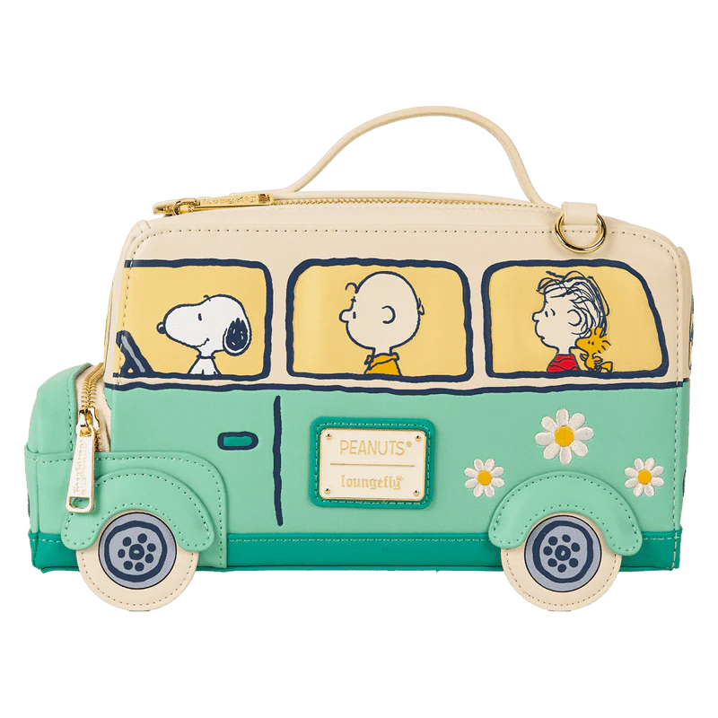 Loungefly Peanuts Gang Road Trip Bus Light-Up Figural Crossbody Bag - Image 5