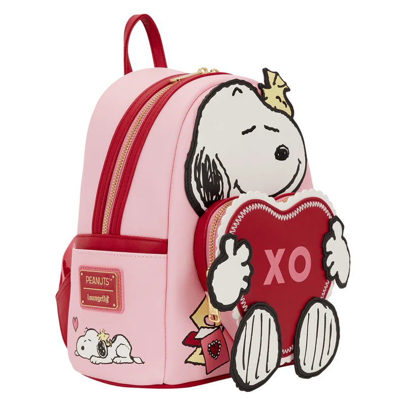 Loungefly Peanuts Snoopy Valentine's Day Mini Backpack - Image 3