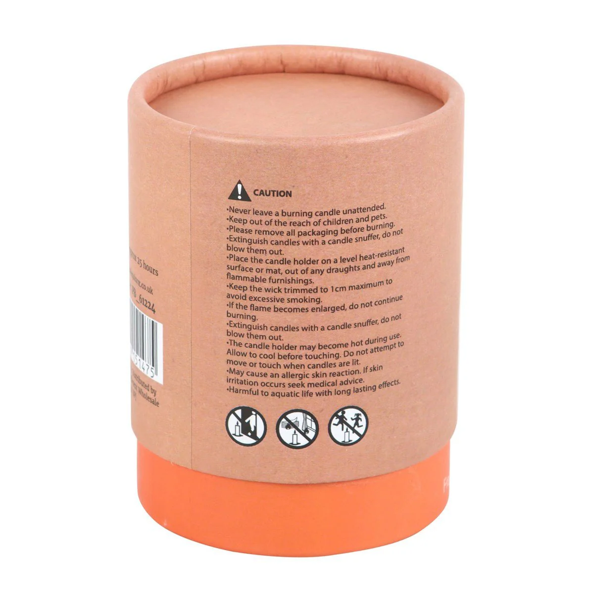 Peekaboo Pumpkin Spice Glass Candle - Image 4