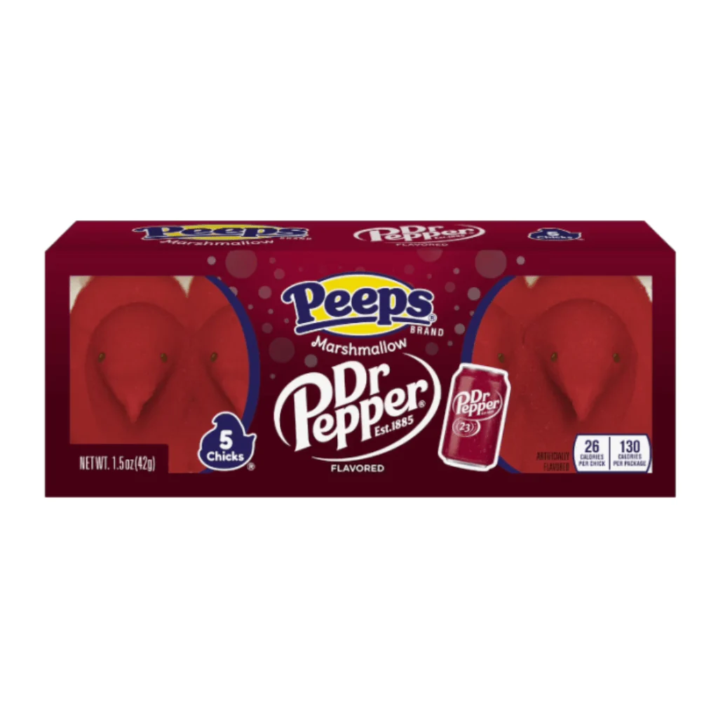 Peeps Dr Pepper Marshmallow Chicks 5 Pack 42g