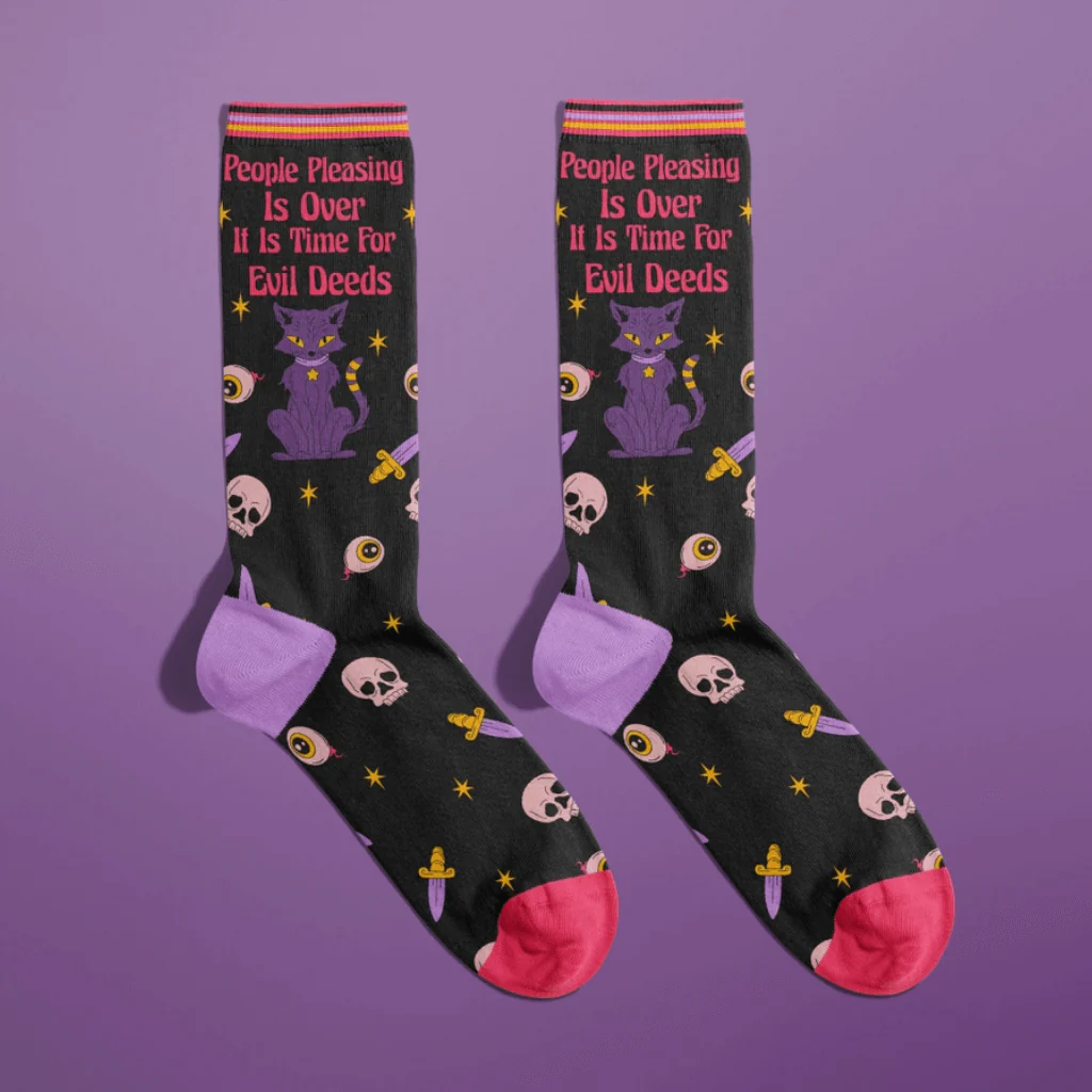 People Pleasing Is Over Women's Crew Socks