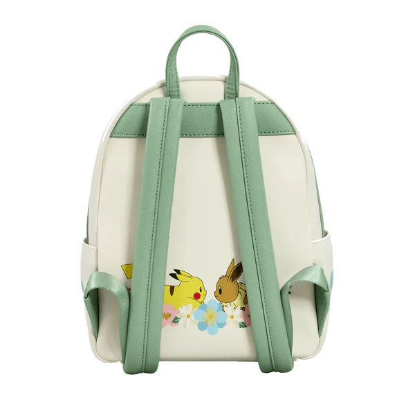Loungefly Pokémon Pikachu & Eevee Floral Mini Backpack Pokémon - Image 3