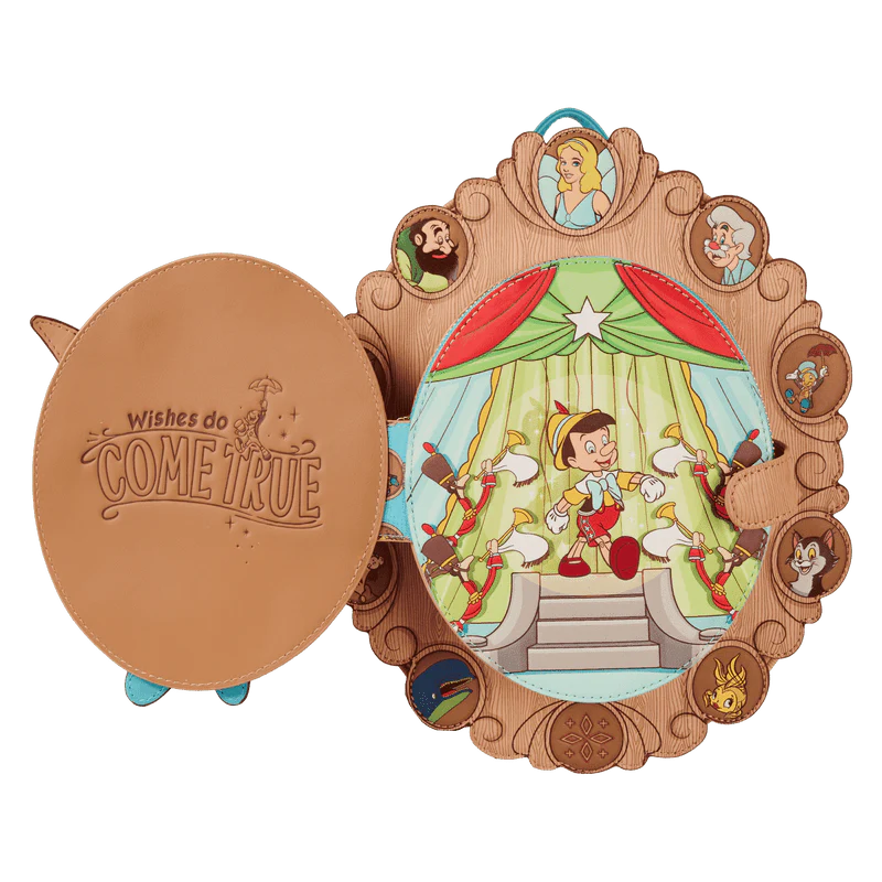 Loungefly Pinocchio Cameo Mini Backpack - Image 3