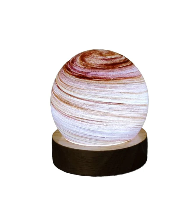 Celestial Sunset Planet Night Light – USB Globe Lamp