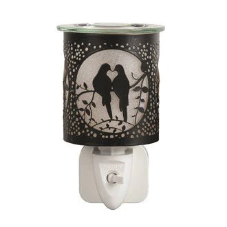 Lovebirds Plug-In Wax Melt Burner – Black