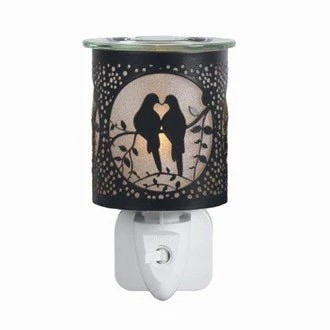 Lovebirds Plug-In Wax Melt Burner – Black - Image 2