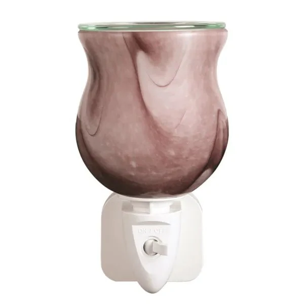 Purple Swirl Plug-In Wax Melt Burner