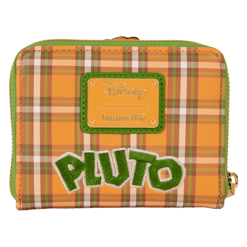 Loungefly Pluto 95th Anniversary Plaid Zip Around Wallet - Image 3