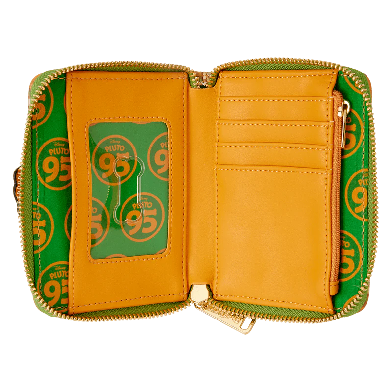 Loungefly Pluto 95th Anniversary Plaid Zip Around Wallet - Image 4