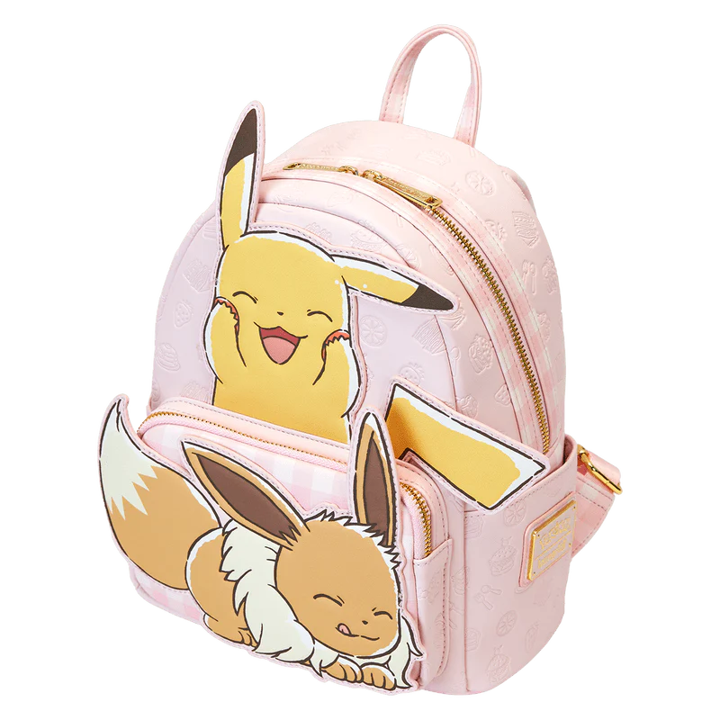 Loungefly Pokémon Café Pikachu & Eevee Mini Backpack - Image 3